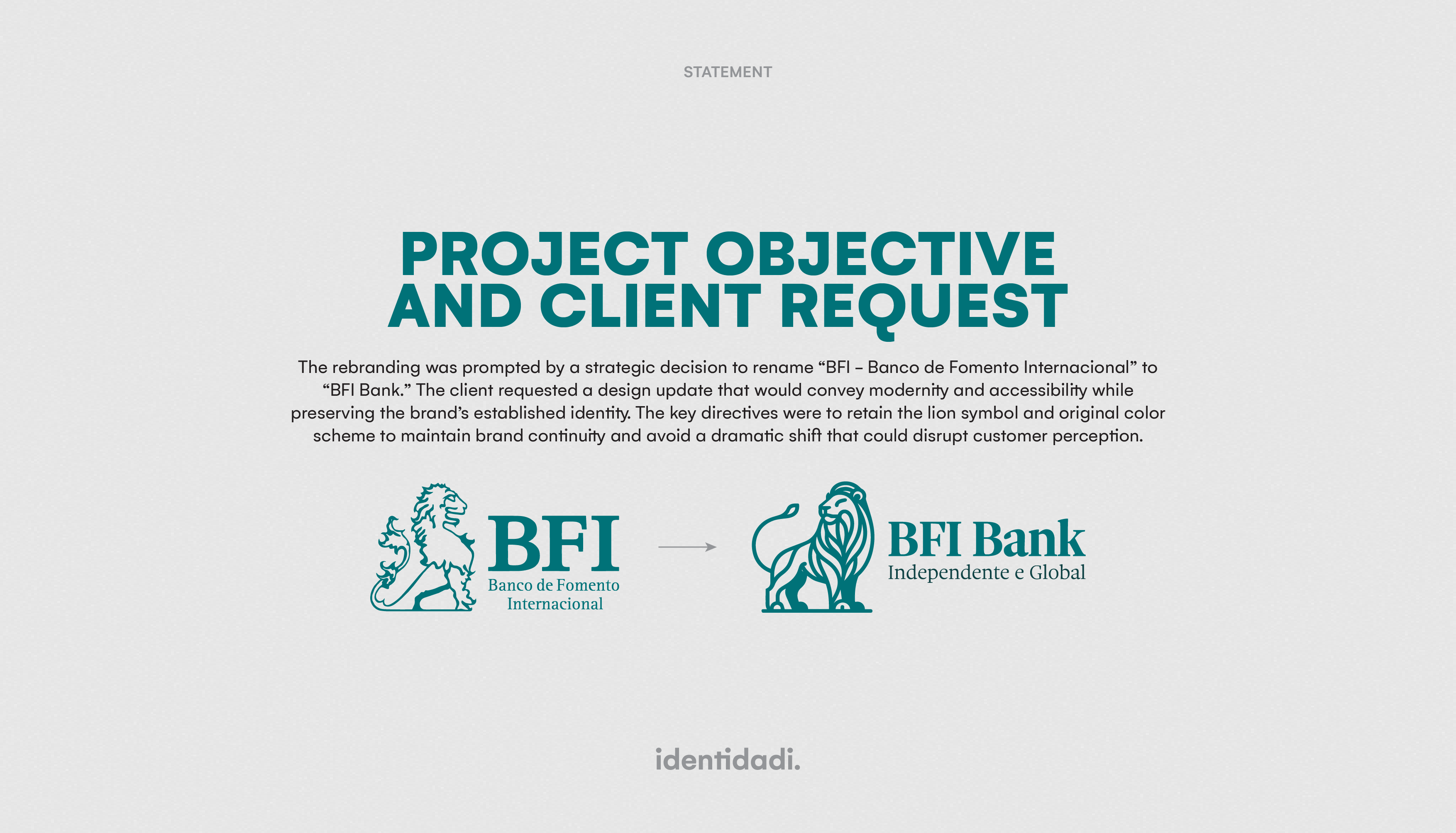 BFI Bank Rebranding