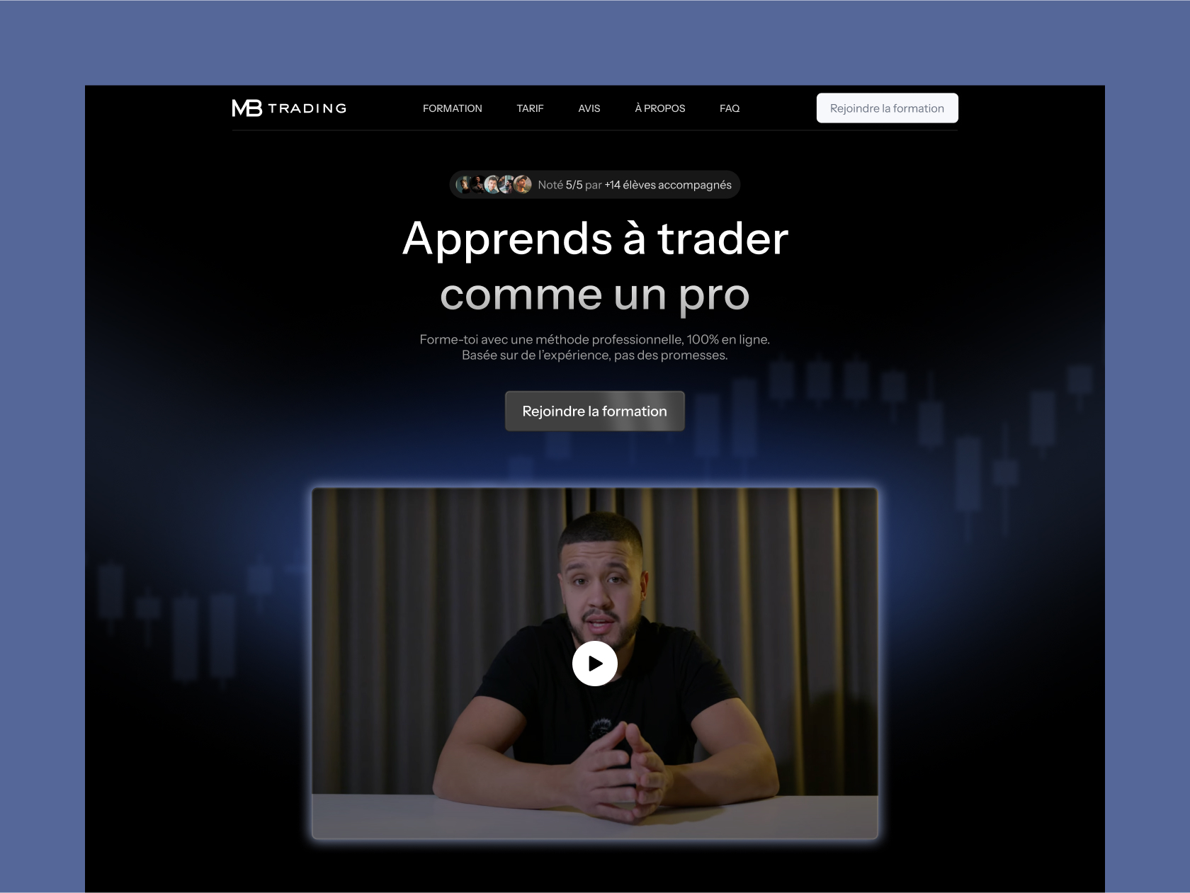 MB Trading - Branding & Landing page