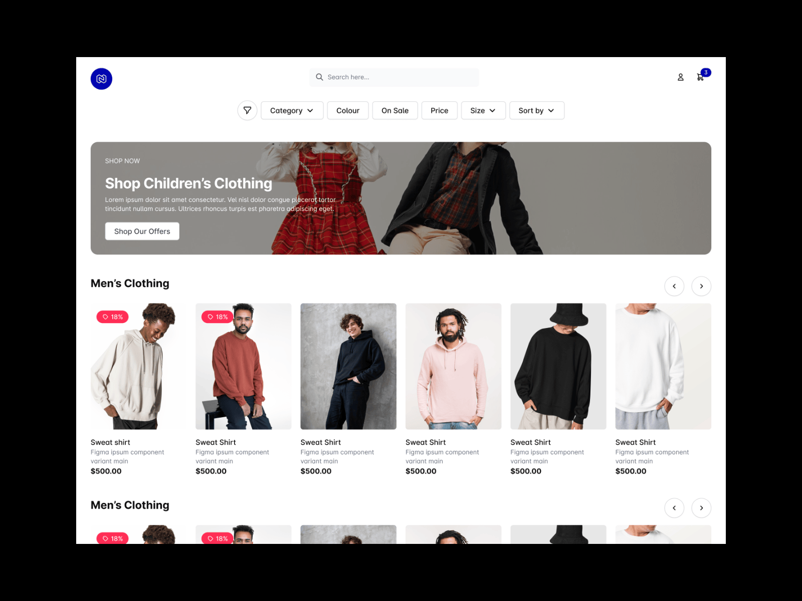 shots of some website theme & templates