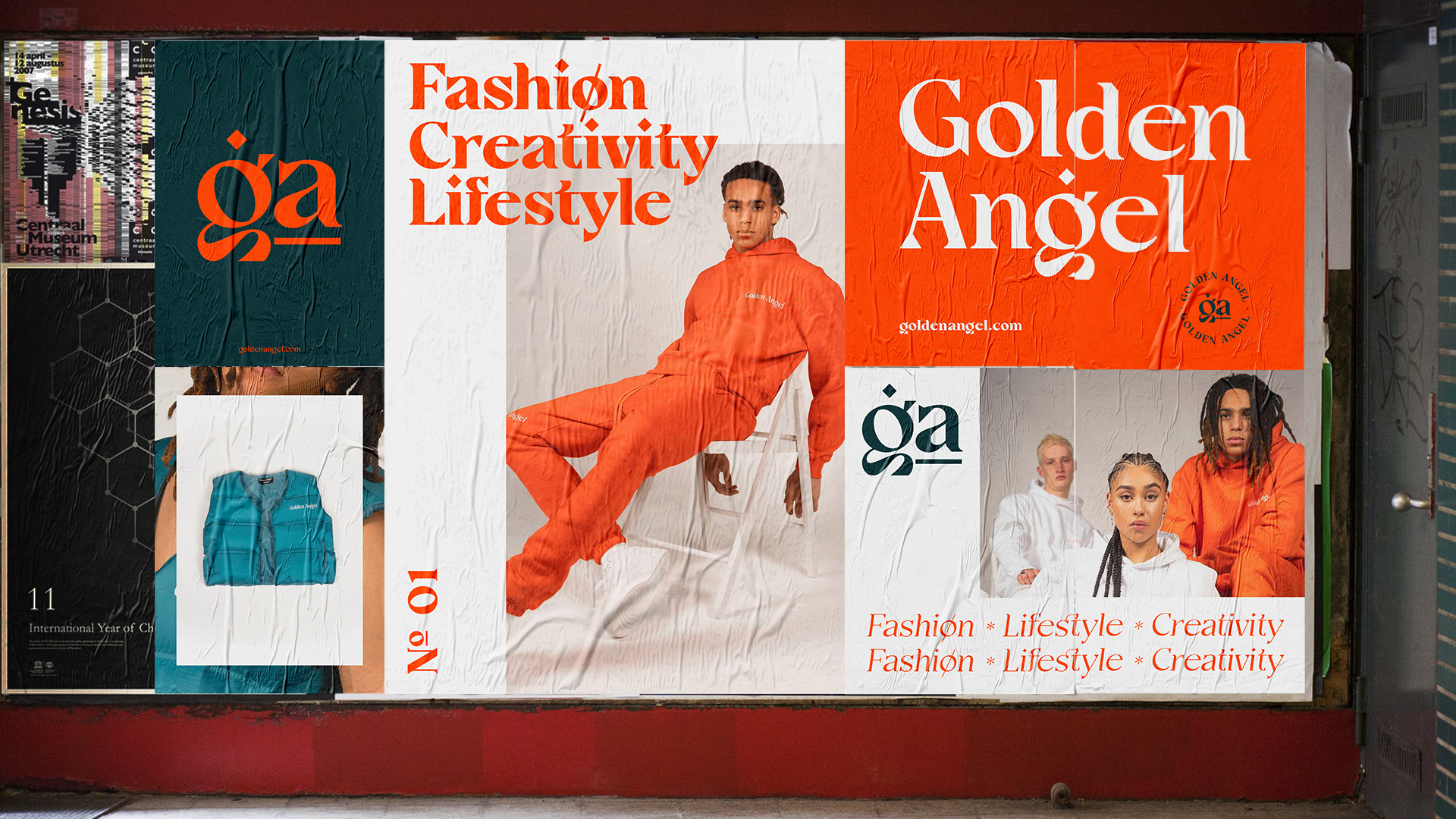 Branding design for lifestyle brand Golden Angel.