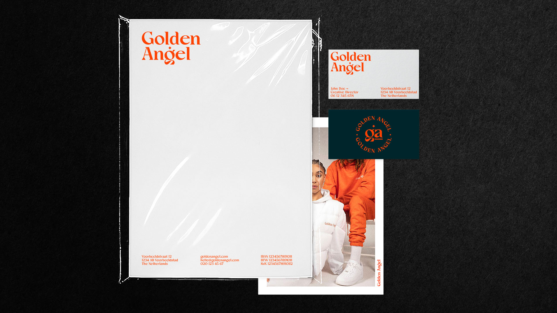 Branding design for lifestyle brand Golden Angel.