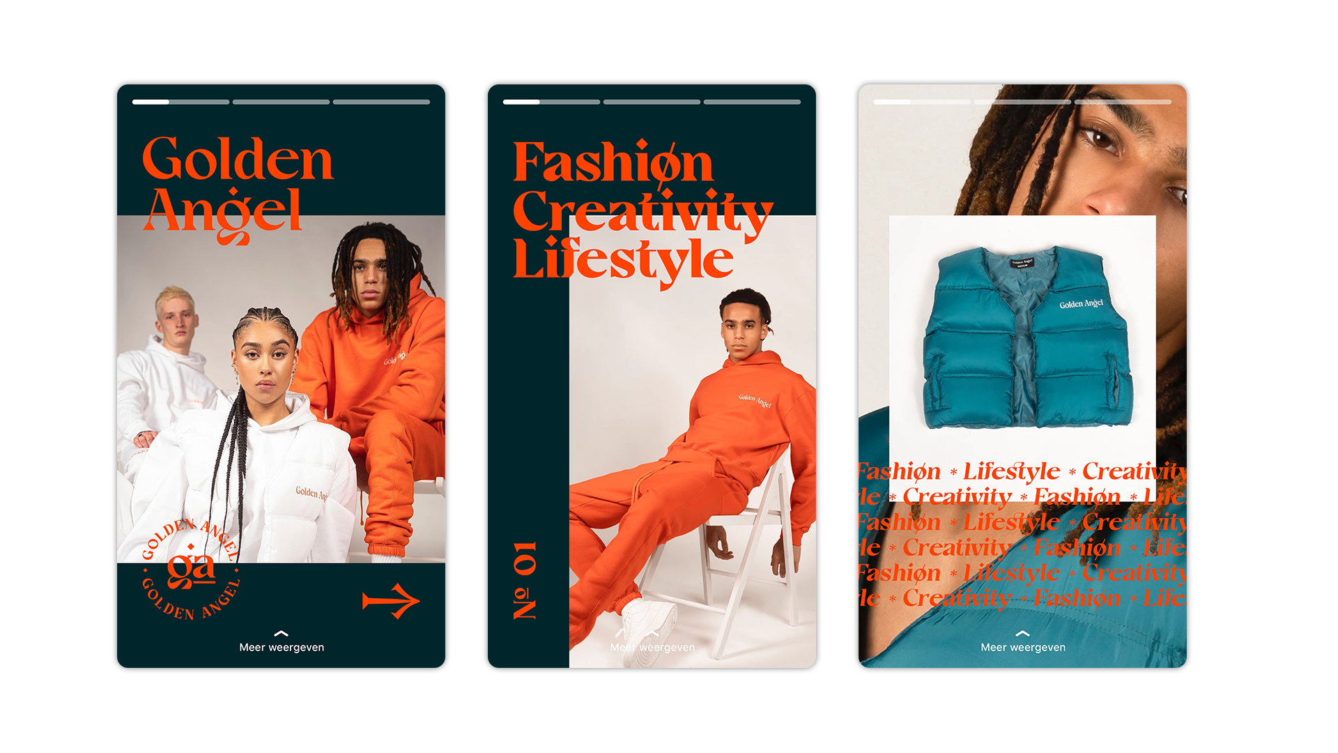 Branding design for lifestyle brand Golden Angel.