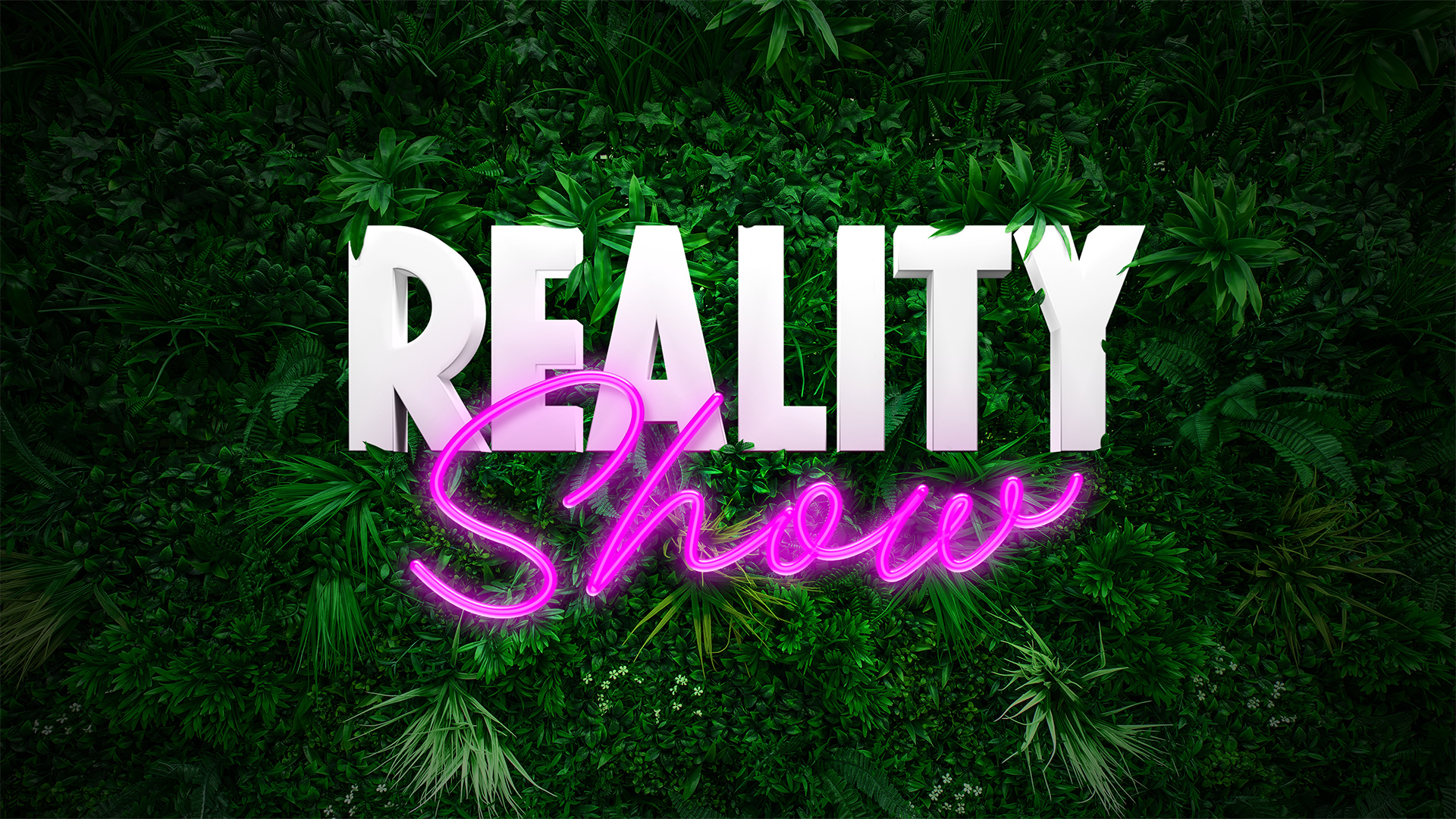 Branding design for TV show RealityShow.