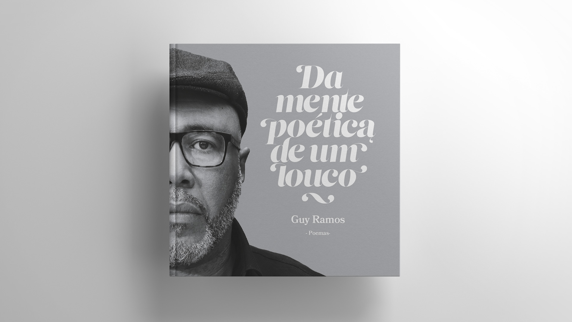 "Da Mente Poética de um Louco" book design.