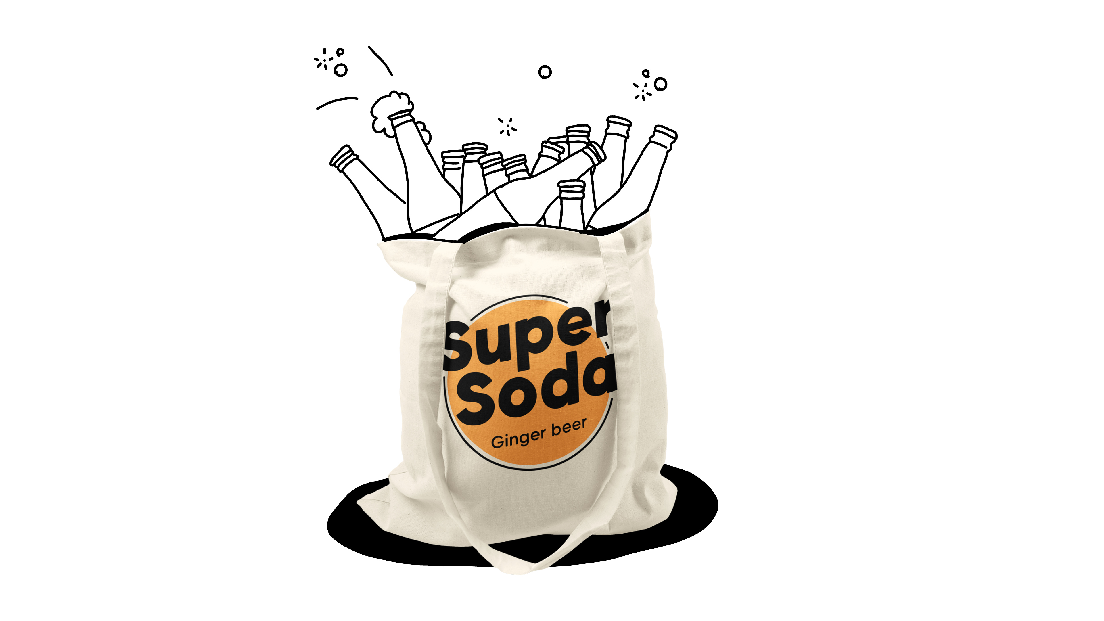 Super Soda Branding